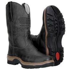 Category:Boots; Upper Materials:Faux Leather; Embellishment:Splicing; Season:Fall,Winter; Gender:Men's; Activity:Walking; Toe Shape:Round Toe; Style:Classic,Casual; Boot Shaft:Mid-Calf Boots; Outsole Materials:Rubber; Occasion:Daily,Outdoor; Closure Type:Loafer; Function:Waterproof,Comfortable; Pattern:Solid Colored; Listing Date:09/22/2023; 2024 Trends:Cowboy Boots; Foot Length:null; Foot Width:null; Size chart date source:Provided by Supplier. Western Martin Boots With Round Toe For Outdoor, Western Style Martin Boots With Round Toe For Outdoor, Western Style Leather Martin Boots For Outdoor, Western Leather Martin Boots For Outdoor, Western Style Moto Boots For Winter Outdoor, Western Style Work Boots For Outdoor Winter, Western Style Work Boots For Winter Outdoor, Western Style Winter Work Boots For Outdoor, Western Style Winter Work Boots With Round Toe