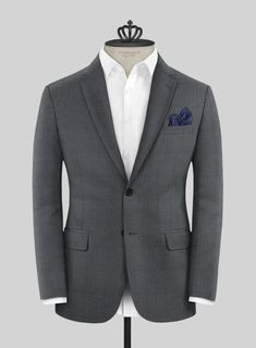 Looking for the perfect suit to wear for the upcoming wedding season? Look no further than the Bristol Glen Alcian Suit. Made from a blend of pure wool, this suit can be a staple for your wedding attire or add a touch of class to your weekend outfits. With its attractive and easygoing plaid design, this suit is an excellent choice for any dapper gentleman looking to achieve an elegant and sophisticated look. 
  Look Includes   Bristol Glen Alcian Fabric  Two Button Jacket Style  Notch Lapel   Ho Grey Tweed Suit, Herringbone Tweed Jacket, White Linen Suit, Green Velvet Jacket, Peaky Blinders Suit, Royal Blue Suit, Perfect Jacket, Weekend Outfits, Blue Chinos