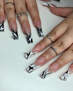 Nail Inspired, Ballerina Nails Designs, Acrylic Nail Ideas, Nyc Nails, Summer Acrylic, Style Nails, Diy Acrylic Nails, Drip Nails, Claw Nails