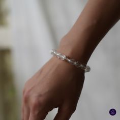 100% AUTHENTIC | HIGH GRADE | USA | 3 DAYS FREE SHIPPING | ASANA ♥ Clarity ♥ Purity ♥ Positive Energy ♥ Amplification ♥ Well-being ♥ CLEAR QUARTZ BRACELET--a timeless and versatile accessory that embodies clarity, purity, and positive energy. Crafted from natural Clear Quartz, each bead in this bracelet radiates a pristine transparency that symbolizes clarity of mind and spirit. Clear Quartz is known as the "master healer" and is revered for its ability to amplify energy, enhance intuition, and Everyday Beaded Crystal Bracelet, Adjustable Clear Crystal Bracelet For Jewelry Making, Adjustable Faceted Crystal Bracelet For Everyday, Adjustable Faceted Crystal Bracelet With Round Beads, Adjustable Crystal Stretch Bracelet, Adjustable Bracelet With Faceted Beads, Adjustable Clear Crystal Bracelet, Spiritual Adjustable Crystal Bracelet With Faceted Beads, Adjustable Clear Crystals For Jewelry Making