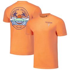 Whether coming or going, everyone can see you root for the Pepperdine Waves when you wear this Scenic Comfort Colors T-shirt. It features subtle team graphics on the front and a design specific to the team's location displayed across the back. The prewashed fabric creates an ultrasoft, lived-in feel that makes this Pepperdine Waves tee more comfortable to wear. T Shirt Image, A Design, Tshirt Colors, Cotton Shorts, Comfort Colors, See You, Tops & Tees, Top Outfits, Orange