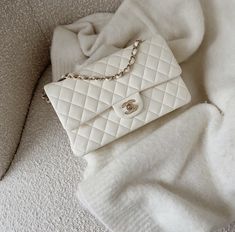 Tas Bahu, Handbag Hardware, Classic Flap Bag, White Purse