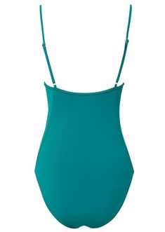 The Deb One Piece is sophisticated and alluring for sunbathing or in the water. The shelf bra is designed with soft heavy elastic to keep you super secure all day long. Doubling as a bodysuit with your favorite denim shorts or jeans for a casual beach look, you can also take it from the day into the night.  This style runs one size big. We recommend sizing down one full size from your regular size. Ie. If you normally take a size Medium, we recommend that you order a size Small.   Color: Petrol Shaping Swimwear With Built-in Bra For Summer, Elegant Bodysuit With Built-in Bra For Vacation, Underwire Tankini With Built-in Cups For Pool, Fitted Backless Swimwear With Built-in Bra, Underwire Bodysuit With Built-in Bra For Vacation, Solid Swimwear With Built-in Bra, Fitted Swimwear With Built-in Cups For Summer, Underwire Swimwear With Built-in Bra For Sunbathing, Underwire Tankini With Built-in Bra For Pool