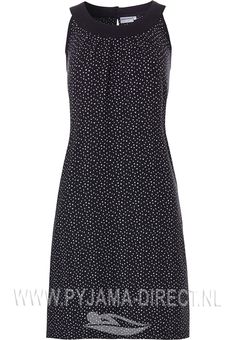 Pastunette Beach 'twist of dottiness' dark blue sleeveless beach dress with a flattering front, button detail back neck fastening and an all over little white dotty triangles pattern Triangles Pattern, Triangle Pattern