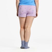 Drift off in our softest-ever sleep shorts. The buttery soft jersey fabric and casual, free-flowing fit will keep you cool and comfortable while you catch your zzz's, while printed graphics bring the good vibes to breakfast and beyond. 95% Rayon / 5% Spandex. 6.49 oz. Buttery soft rayon/spandex jersey feels cool to the touch and drapes well for ultimate comfort. Elastic encased waist band with Life Is Good® printed woven drawcord. Small side vent for added detail. All over print. 3" inseam Impor Comfortable Short Length Pajama Shorts For Loungewear, Comfortable Cotton Sleepwear, Short Length, Comfortable Cotton Short Sleepwear, Comfortable Cotton Sleepwear In Short Length, Comfortable Cotton Sleepwear Short Length, Casual Pajama Shorts For Lounging, Casual Lounging Pajama Shorts, Comfortable Pajama Shorts For Lounging, Comfortable Pajama Shorts