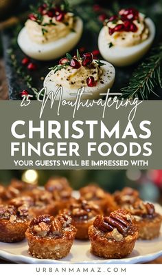 Looking for mouthwatering Christmas finger foods your guests will be impressed with? Check out this list of 25 Christmas finger food ideas to try this year. Christmas Eve Party Appetizers, Beautiful Christmas Appetizers, Christmas Eve Tapas Ideas, Christmas Holiday Appetizers Parties, Christmas Themed Finger Food Ideas, Savory Christmas Finger Food, Christmas Kebab Ideas, Christmas Themed Hors D'oeuvres, Christmas Hor Devours