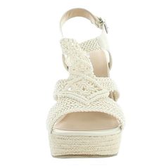 SUN STONE ESMEF Espadrille Wedge Heel Sandals -New with Box -Brand: SUN STONE -Color: Ivory -Size: 9M -Material: Textile -Heel Height: 4.75 Inch -Platform Height: 1.25 Inch -Woven Upper -Open Toe -Wedge Heels -Ankle Strap Buckle Closure -Made in China Summer White Wedge Sandals With Removable Insole, Cream High Heel Sandals For Summer, Cream Closed Toe Sandals For Summer, Spring Cream Closed Toe Wedge Sandals, Beige Heels For Beach Summer Occasions, Cream Sandals For Summer Vacation, Beige Wedge Sandals For Spring, Beige Summer Wedge Sandals For Spring, Beige Wedge Sandals For Spring And Summer