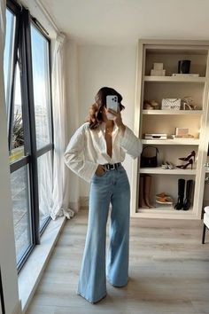 Look Hippie Chic, Looks Jeans, Fest Outfits, Outfit Inspo Casual, Elegante Casual, Interview Outfit, Night Out Outfit, Dinner Outfits, Looks Chic