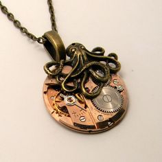 Hey, I found this really awesome Etsy listing at https://www.etsy.com/listing/203566735/steampunk-pendant-steampunk-octopus Steampunk Silver Brass Necklaces, Steampunk Silver-color Brass Necklaces, Silver Steampunk Brass Necklaces, Retro Metal Jewelry For Gifts, Retro Metal Jewelry For Gift, Steampunk Soldered Brass Jewelry, Steampunk Jewelry With Vintage Charm, Nickel-free Brass Steampunk Jewelry, Steampunk Locket Jewelry Collectible