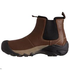 Brown Slip-on Work Boots With Reinforced Toe, Slip-on Waterproof Boots With Steel Toe For Outdoor, Brown Slip-resistant Leather Work Boots, Slip-on Steel Toe Waterproof Boots For Outdoor, Outdoor Slip-on Waterproof Boots With Steel Toe, Slip-resistant Brown Leather Work Boots, Waterproof Slip-on Boots With Steel Toe For Outdoor, Leather Slip-on Waterproof Boots With Steel Toe, Leather Waterproof Slip-on Boots With Steel Toe