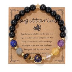 PRICES MAY VARY. 【DESIGN】12 Constellations protection stone bracelet. Every zodiac has a range of stones that are said to bring the best power, fortune and good vibes to the individual. We've selected 6 healing crystals based on the traits of each zodiac sign. 【ZODIAC BIRTHSTONES】Each constellation has its own unique birthstones, the Sagittarius birthstones - Lapis Lazuli, Labradorite, Tiger's Eye Stone, Crystal Quartz, Citrine, Amethyst. Wearing this constellation stone bracelet will make you f Zodiac Birthstones, Sagittarius Birthstone, Constellation Bracelet, 12 Constellations, Spiritual Bracelets, Gemini And Virgo, Gemini Virgo, Zodiac Bracelet, Zodiac Signs Gemini