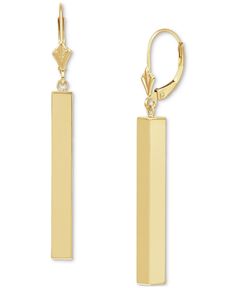 in stock Modern Yellow Gold Earrings From Macy's, 14k Gold Jewelry With Polished Finish For Evening, Modern 14k Gold Jewelry From Macy's, Modern Macy's Jewelry With Polished Finish, Macy's Modern 14k Gold Earrings, Macy's Modern Yellow Gold Earrings, Macy's Elegant Yellow Gold Earrings, Modern Polished Earrings From Macy's, Macy's Modern Earrings With Polished Finish