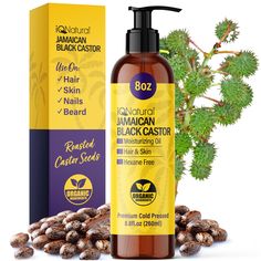 PRICES MAY VARY. Rejuvenate your hair, skin, and feet - with this wide growth oil. Jamaican healing oil as its called is a raw castor oil that is not refined. iQ Natural black castor oil is 100% effective. Natural hair conditioner for black hair: Our black castor oil a perfect leave in conditioner for natural hair. Works great for your skin too! Hair growth + skin conditioning: Hair care for damaged hair begins with black castor oil. Our oil is filled with 100% natural nutrients. When applied to Strengthen Hair Roots, Jamaican Castor Oil, Black Natural Hair Care, Castor Oil For Hair Growth, Damage Hair Care, Natural Hair Conditioner, Castor Oil For Hair, Jamaican Black Castor Oil, Black Castor Oil