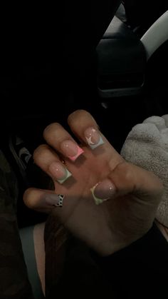 Cna Nails, Acrylic Overlay Designs, Simple Fall Nails, Tapered Square Nails, Acrylic Nail Shapes, Modern Nails, Cute Toe Nails