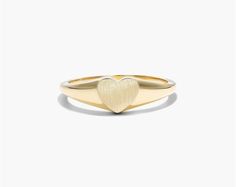 14K Yellow Gold Heart Signet Ring. Being bold does not mean you have to loose your sweetness. This stylish heart signet ring brings the best of both worlds. Classic Oval Heart Ring For Valentine's Day, Classic 14k Gold Heart-shaped Signet Ring, Classic Heart Shaped 14k Gold Signet Ring, Classic Heart-shaped 14k Gold Signet Ring, Classic Heart Ring With Polished Finish, Heart Shaped Signet Ring For Valentine's Day, Heart-shaped Signet Ring For Valentine's Day, Classic Round Signet Ring For Valentine's Day, Valentine's Day Heart Shaped Signet Ring In Fine Jewelry