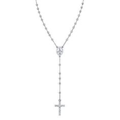 Sterling Silver Crucifix Necklace In Fine Jewelry Style, Fine Sterling Silver Crucifix Necklace, Luxury Silver Jewelry With Si Clarity, Sterling Silver Crucifix Clavicle Chain, Sterling Silver Clavicle Chain Crucifix Jewelry, Spiritual Cross Jewelry With Diamond Cut, Spiritual Diamond-cut Cross Jewelry, Spiritual Diamond Cut Cross Jewelry, Luxury Cross Jewelry With Adjustable Chain