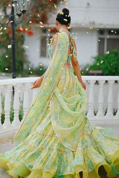 Neha – Sania Maskatiya International Shades Of Mint Green, Sania Maskatiya, Gota Work, Website Features, Lemon Yellow, How To Dye Fabric, Online Branding, Full Set, Mint Green