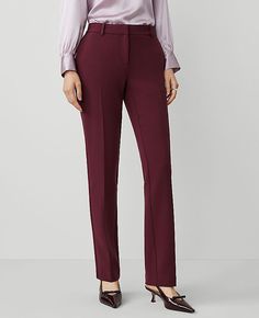 Formerly known as the straight pant, our sophisticated and timeless straight-leg pant has a classic lean fit for a chic, structured silhouette. Front zip with hook-and-bar closure. Belt loops. Front off-seam pockets. Back besom pockets. Shop all Sophia pants,Leg Shape:Straight – a leg-skimming shape with tailored, timeless versatility,Rise:Mid rise: sits 2 1/4" below natural waist,Imported:Imported,Fit:Tailored & fitted,Length:Full length: 31" inseam with 16 1/4" leg opening,Fabrication:65% Polyester, 32% Rayon, 3% Spandex,Garment Care:Machine Washable The Sophia Pant - Curvy Fit by Ann Taylor Size regular - 00 Mauve Rose Women's Curvy, Straight, Pants, 65%, Polyester, 32%, Rayon, 3%, Spandex, Machine, Washable Slacks For Women, Straight Pants, Straight Leg Pants, Ann Taylor, Mid Rise, Full Length, Straight Leg, Pants, Clothes