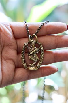 Embrace spiritual elegance with the "Dancing Ganesha Pendant," a striking piece cast in brass with a luxurious gold-plated finish, featuring the revered deity Ganesha in a unique standing pose. ----------------------------- << You will receive the Piece depicted in the listing >> << FREE TRACKED delivery  >> << FREE Express shipping for all orders totalling AUD $300!! >>  << 100% Compostable securely padded Parcel >> << If you like to see more pictures of this piece or would like some more information please feel free to contact me and I will try and get back to you swiftly >> << The pendant comes with a durable 1.5mm black Cotton  other options available   >> << Receive a free gift with every order and a discount code for any future orders either here or on my website >> << 100% natural s Antique Gold Temple Necklace With Intricate Design As Gift, Festive Antique Gold Temple Necklace As Gift, Festive Antique Gold Temple Necklace Gift, Gold Oxidized Temple Necklace For Gift, Gold Temple Necklace With Oxidized Finish Gift, Spiritual Brass Jewelry For Festive Occasions, Spiritual Oxidized Temple Necklace, Brass Jewelry For Rituals And Festivals, Gold Brass Jewelry For Navratri