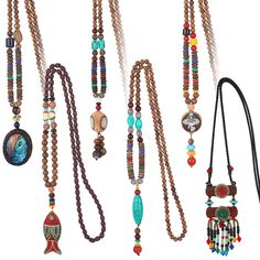 PRICES MAY VARY. Package Content: the package includes 6 pieces of long boho necklaces for women and men in a variety of colors and styles; With this set, you'll have a necklace to add to your aesthetic appeal Fine Workmanship: our long necklaces for women are made with attention to detail, including wood, resin, imitation pine stone, alloy, agate, stone and beads, less prone to break, fade or deform, ideal for a long term wear Distinctive Design: the design of these wooden bead necklaces for wo Chunky Boho Necklace, Necklace Ideas Handmade, Wooden Necklace Handmade, Feather Template, Boho Necklaces, Long Necklace Boho, Pretty Jewelry Necklaces, Wooden Bead Necklaces, Beaded Tassel Necklace