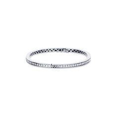 A classic diamond bangle bracelet with a perfect closure. Can be worn with absolutely anything. Featuring 1.45 ctw Timeless Diamond Channel Set Tennis Bracelet, Channel Set Round Cut Diamond Bracelet, Classic White Gold Diamond Cuff Bracelet, Classic White Gold Cuff Bracelet With Single Cut Diamonds, Timeless Diamond Bracelet With Channel Set For Formal Occasions, Fine Jewelry Diamond White Diamond Bracelet With Channel Set, Diamond White Channel Set Diamond Bracelet, Timeless Channel Set Diamond Bracelet For Formal Events, Timeless Channel Set Diamond Bracelet For Formal Occasions