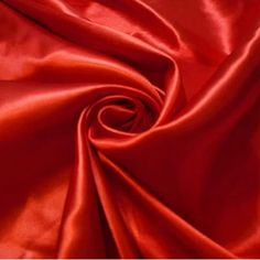 a red satin fabric that is very soft