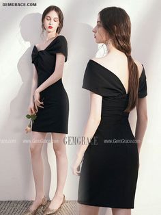 10% off now|Little Black Fitted Cocktail Party Dress Off Shoulder with V Back at GemGrace. Click to learn our pro custom-made service for wedding dress, formal dress. View Homecoming Dresses for more ideas. Stable shipping world-wide. Elegant Off-shoulder Bodycon Dress For Prom Season, Black Bodycon Off Shoulder Dress For Parties, Black Bodycon Off-shoulder Dress For Party, Elegant Black Bodycon Dress For Banquet, Black Bodycon Dress For Formal Prom Season, Black Bodycon Dress For Prom, Black Bodycon Off Shoulder Evening Dress, Elegant Off Shoulder Dress For Cocktail Party Season, Elegant Bodycon Mini Length Off Shoulder Dress