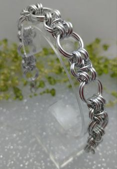 Pick-your-colors Lace Link Chain - Etsy Metal Ring Crafts Ideas, Jump Ring Bracelet, Zipper Jewelry, Diamond Shape Earrings