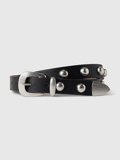 Vegan Leather Studded Belt | Gap Romanticizing School, Silver Belt Buckle, Studded Belt, Western Belts, Christmas 2024, Women's Bags, Belts For Women, Womens Scarves, Belt Buckles