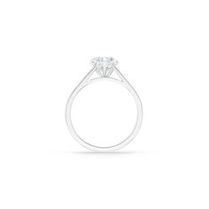 a white diamond ring on a white background