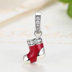 925 Sterling Silver Christmas Stocking With Zirconia Charm Bead Fits Charm Bracelet Pendant Material: Pure 925 sterling silver Item Type: Charms, DIY Jewelry Great gift idea for Christmas, Birthday etc. For more dangle charms, click: https://www.etsy.com/shop/AllJewelrySupplies?section_id=25033382 Go back to the store, click: www.alljewelrysupplies.etsy.com Silver Christmas Stocking, Snake Necklace Silver, Silver Initial Charms, Christmas Shoes, Winter Jewelry, Sterling Silver Initial, Authentic Jewelry, Fitness Bracelet, Silver Christmas