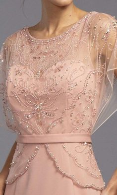 Aspeed Design - M2136 Modest Pearl Embellished Sheath Dress – Couture Candy Bride Dress Ideas, Mother Of The Bride Dresses Vintage, Jersey Evening Dress, Mother Of Groom Dresses, Dusty Rose Color, Mob Dresses, Jewel Neckline, Overlay Dress, Formal Dresses For Women