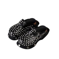 Upgrade your comfort game with our Leather Thick Sole Retro Slippers. These stylish slippers feature a durable leather sole that provides ultimate support and stability, making them perfect for all-day wear. - Color: Black- Style: Slippers- Closure Type: Slip On- Upper Material: PU- Sole Material: Rubber- Toe Style: Round Toe- Occasion: Casual- Gender: Women Black Slip-on Slide Mules, Black Leather Slide Platform Slippers, Black Closed Toe Slip-ons With Leather Footbed, Black Leather Footbed Platform Slide Slippers, Leather Platform Slide Slippers With Rubber Sole, Leather Slide Platform Slippers With Rubber Sole, Black Open Toe Synthetic Slip-ons, Black Leather Platform Slippers With Leather Sole, Black Leather Platform Slippers With Leather Footbed