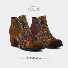 Complete your outfit with another beauty from L'Artiste! Shop Now: https://bit.ly/2OZ52v4 🍁 Womens Leather Booties, L'artiste By Spring Step, Estilo Hippie, Spring Boots, Spring Step Shoes, Women's Ankle Boots, Rounded Toe Boots, Block Heel Boots, Womens Ankle Boots