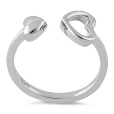 Top of ring height: 8.7mm

Band width: 1.9mm

Shank width: 1.9mm



Metal: 925 sterling silver

Plating: rhodium plated

Finish: high polish Classic White Gold Open Heart Ring, Classic Silver Heart-shaped Ring, Classic Silver Heart Shaped Ring, Sterling Silver Open Band Midi Rings For Anniversary, Anniversary Sterling Silver Midi Rings With Open Band, Anniversary Sterling Silver Open Band Midi Rings, Silver Open Heart Minimalist Rings, Classic Sterling Silver Open Heart Ring, Adjustable Classic Heart Ring In White Gold