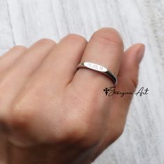 Dainty solid gold ring with engraved cross and your special date. Wear it separate or stack them together. Ring can be engraved in 10k, 14K or 18K solid gold. Great gift for Christmas, Ester, graduation, birthday, etc. Metal choices: 10K solid gold (Yellow, rose or white) 14K solid gold (Yellow, rose or white) 18K solid gold (Yellow, rose or white Choose your desired ring size. ------PRODUCTION TIMELINE------------ Allow, 2-3 weeks for production. If you need to personalize it, add 1 more week. Silver Promise Ring Stamped 14k, Silver Engraved Ring Stamped 14k For Promise, Sterling Silver Engraved Ring Stamped 14k For Promise, Engraved Promise Ring Stamped, White Gold Engraved Initial Ring For Promise, Wedding Silver Initial Ring Stamped 14k, Silver Initial Wedding Ring Stamped 14k, Silver Initial Ring Stamped 14k For Wedding, Anniversary Stackable Signet Ring With Round Band