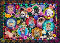 300 Piece Jigsaw Puzzle Cats with Hats Cats With Hats, 300 Pieces Jigsaw Puzzle, Artwork Design, Jigsaw Puzzle, Jigsaw Puzzles, Hats, Design, Art