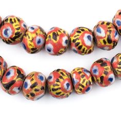 Mauritanian Powder Glass Kiffa Beads (Long Strand) Traditional Multicolor Fair Trade Beads, African Glass Bead Necklace, Ancient Glass Beads, Bohemian Murano Glass Beads, Colorful, Play Clay, African Trade Beads, African Beads, Trade Beads, Clay Creations