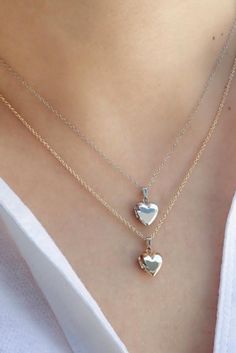 Sterling Silver heart locket Silver Heart Locket, Antique Locket, Heart Locket Necklace, Heart Locket, Sterling Silver Heart, Locket Necklace, Silver Heart, Stone Jewelry, Locket