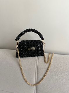 Luxury Beaded Top Handle Evening Bag, Luxury Beaded Handheld Evening Bag, Luxury Handheld Beaded Evening Bag, Beaded Top Handle Evening Bag, Luxury Beaded Square Bags, Luxury Square Beaded Bags, Hand Bags For Women, Women Aesthetic, Beaded Evening Bags