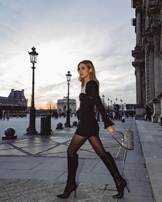 Wearing the Teresa Top + Teresa Dress🖤 Sparkly Set, Nana Jacqueline, Black Night, Blackest Night, Total Black, Black Mini Dress, Modern Chic, Matching Top, Pearl Studs