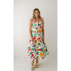 The Marie by Victoria Dunn Naomi Tropical Breeze Maxi Dress is the perfect addition to your summer wardrobe. With its playful print and charming ric rac detailing, this dress is sure to turn heads. Add a touch of fun to your vacation with this cute and fun dress! Fits true to size, Morgan is wearing a size small. She is 5'7, a size 6 and 34C Dry cleaning suggested Designer Maxi Dress, Fun Dress, Ric Rac, Home Dress, Mink Pink, Dress Gift, Fashion Story, 50 Fashion, Summer Wardrobe