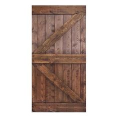 an old wooden door on a white background