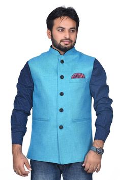 "This dress is shipped to you via a fast shipping so that normally the product is delivered to you in 3 to 5 days Only Waistcoat Jacket Style Ethnic Menswear Body Fit Size . All waist coat nehru jacket Also We Keep 2.5 Inches Extra Margin In The Dress. Disclaimer, Product Colour may slightly vary due to photographic lighting sources or your monitor settings. Care Instructions: Dry clean only When to wear: Suitable for both winter and summer season =waistcoat nehru jacket= Impress everyone with y Designer Fitted Cotton Bandhgala, Designer Wear Fitted Cotton Bandhgala, Designer Cotton Fitted Bandhgala, Designer Cotton Bandhgala For Diwali, Festive Designer Nehru Jacket With Stand Collar, Formal Cotton Bandhgala For Festive Occasions, Cotton Bandhgala For Formal Festive Occasions, Designer Cotton Nehru Jacket With Dabka, Festive Cotton Nehru Jacket With Zari Work