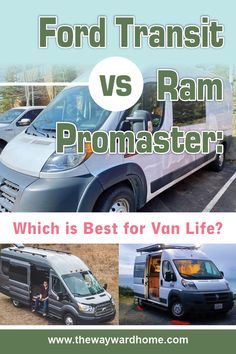 an advertisement for the van life website