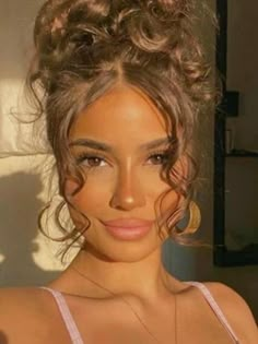 Hair Stylies, Baddie Hairstyles, Prom Hair, Pretty Hairstyles, Makeup Inspo, Hair Looks, Hair Goals, Hair Tutorial