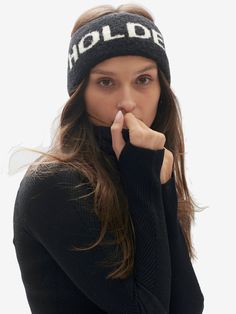 BOUCLE HEADBAND - Black Fur Headband Outfit Winter, Europe Country, Ski Headband, Thick Headband, Sports Hair, Wool Headband, Cute Online Clothing Stores, Headband Knit, Headband Winter