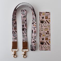 This item takes your favorite thing – coffee – and adds the functionality of a lanyard. What's not to love? Use it to hold your keys, ID and more.if you could see it IRL: 19" long, 0.75" wide full-color lanyard. Includes breakaway safety clasp and gold lobster claw clasp. Adjustable Lanyard With Key Clip For Travel, Adjustable Lanyards With Key Clip For Travel, Pink Lanyards With Keychain For Everyday Use, Pink Lanyard With Keychain For Everyday Use, Adjustable Rectangular Lanyards For Everyday Use, Adjustable Keychain Lanyard For Everyday Use, Adjustable Everyday Lanyard Keychain, Adjustable Lanyards With Swivel Clip For Everyday Use, Adjustable Lanyard With Swivel Clip For Everyday Use