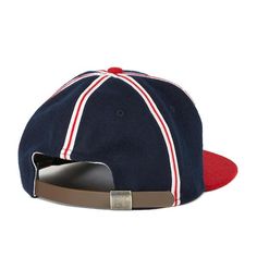 New Orleans Pelicans 1942 Vintage Ballcap – Ebbets Field Flannels Classic Baseball Cap For Baseball Season With Visor, Classic Visor Baseball Cap For Baseball Season, Classic Red Six-panel Baseball Cap, Varsity Baseball Cap With Curved Brim, Varsity Style Curved Brim Baseball Cap, Collegiate Navy Baseball Cap With Flat Bill, Classic Baseball Cap With Curved Brim For Sports Events, Six-panel College Hats For Baseball Season, Classic Curved Brim Baseball Cap For Sports Events