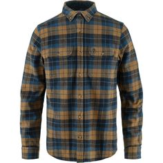 Long-sleeved outdoors shirt with button-down collar and regular fit. The sleeves can be rolled up and kept in place with a button. Mens Flannel Shirt, Outdoor Shirt, Button Down, Fishing Outfits, Buckwheat, Roll Up Sleeves, Pullover Shirt, Shop Mens Clothing, Flannel Fabric